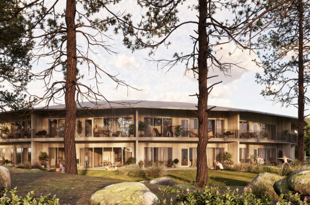 Vinst för runt bostadshus